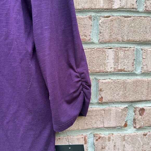 Purple Women's Tunic Top - Picture 2 of 10